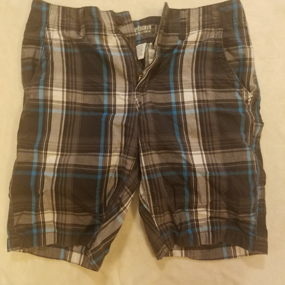 Urban Pipeline Mens Plaid Shorts